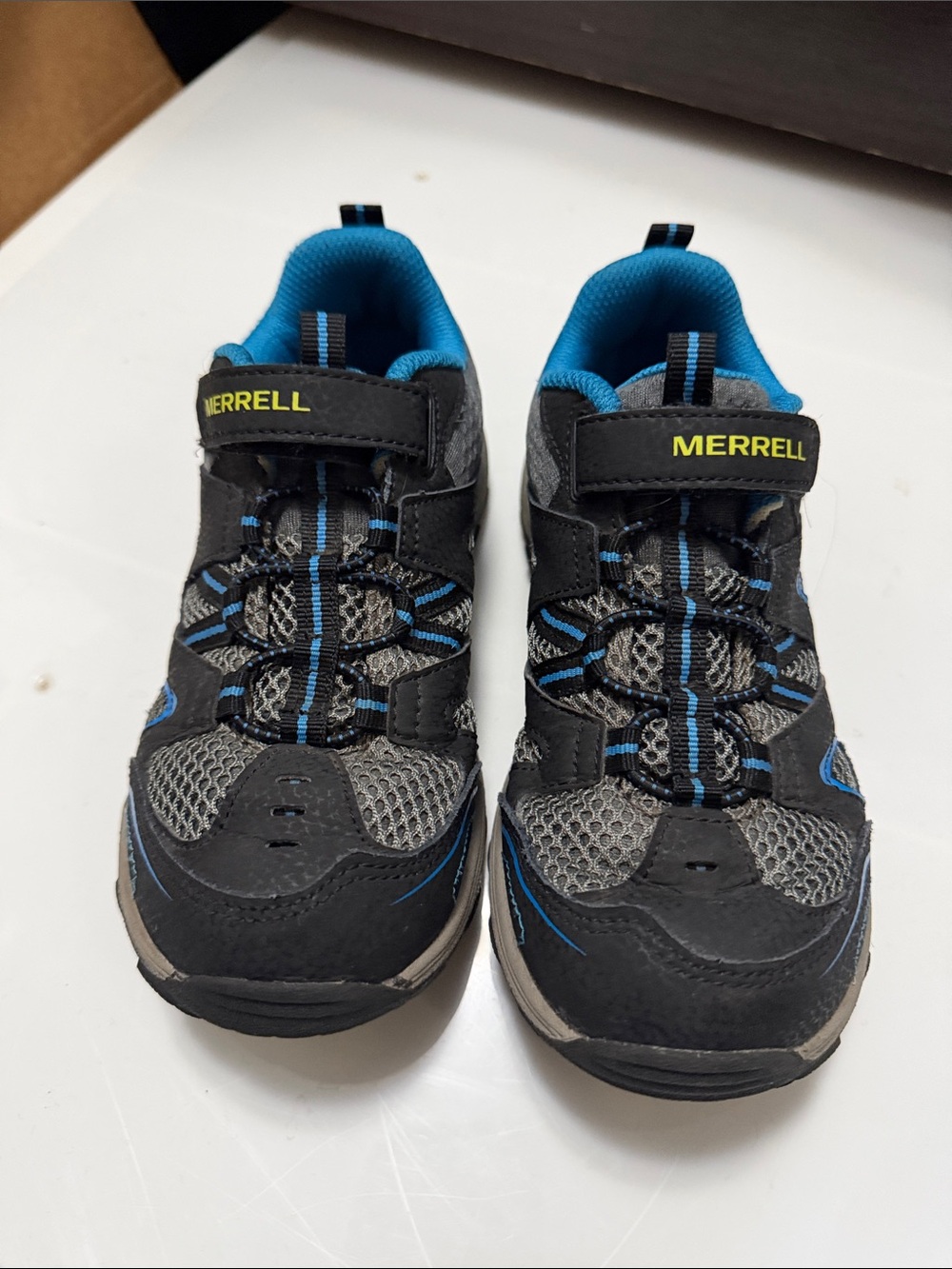 Merrell Kids Black and Blue Trail Sneakers